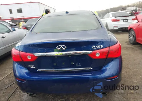 2017 Infiniti Q50 3.0T Sport из США, поврежденный, VIN JN1EV7AR1HM840017